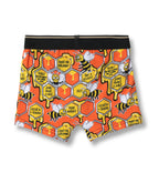 Honey Bee Print Kids Boys Cotton Trunks