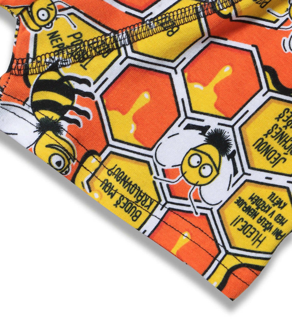 Honey Bee Print Kids Boys Cotton Trunks
