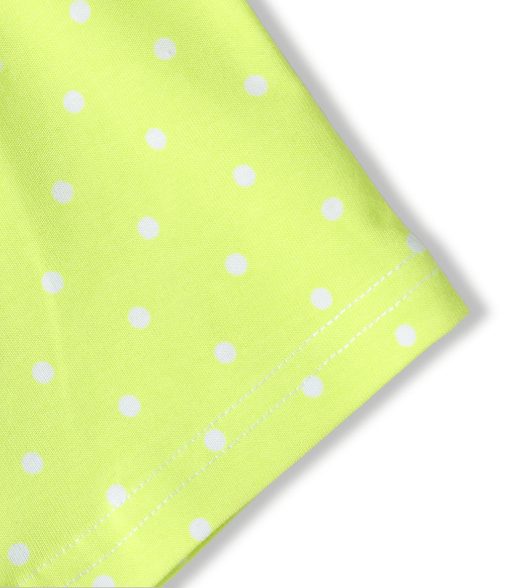 Neon Polka Dot Kids Boys Cotton Trunks