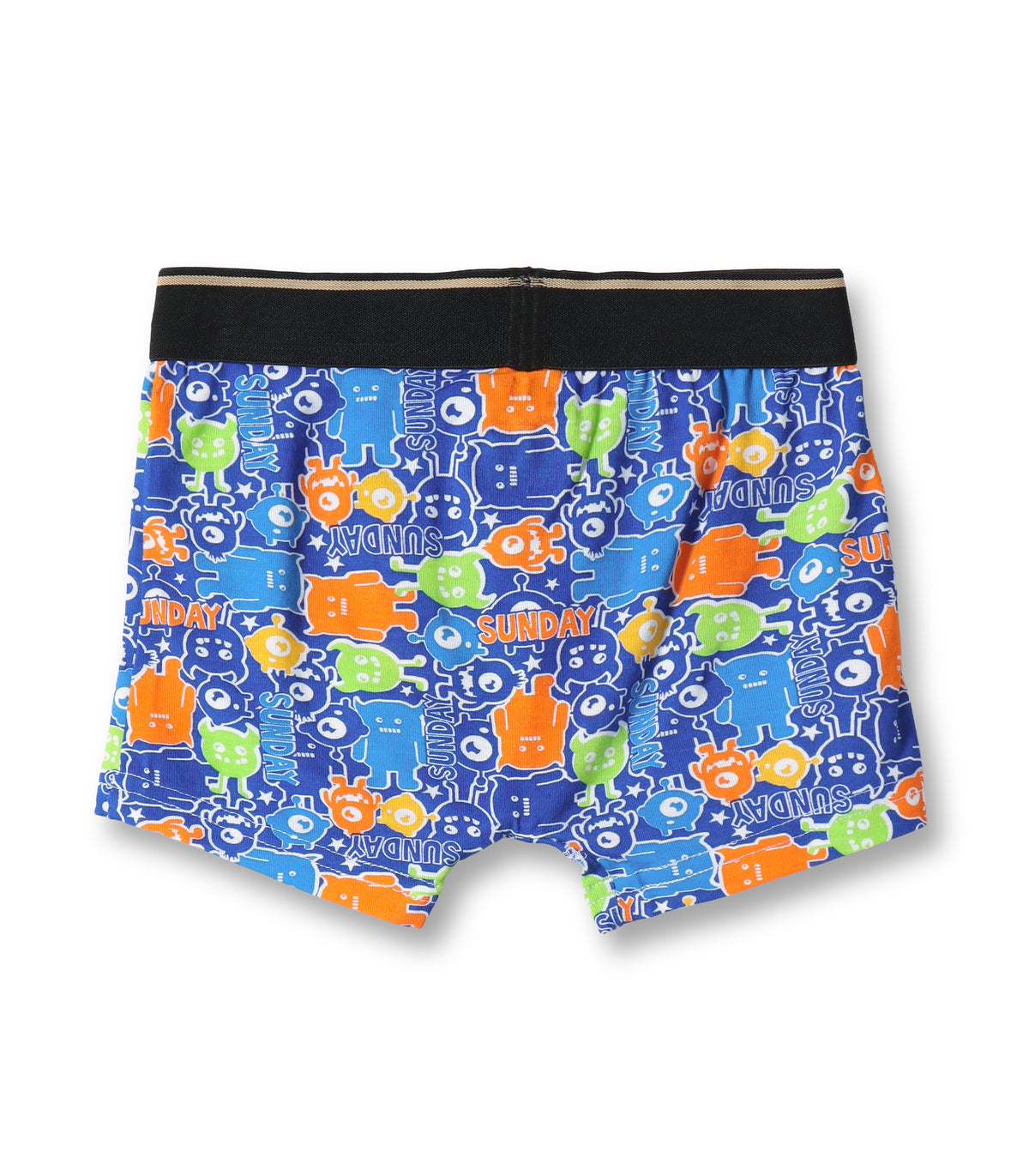 Monster Print Kids Boys Cotton Trunks