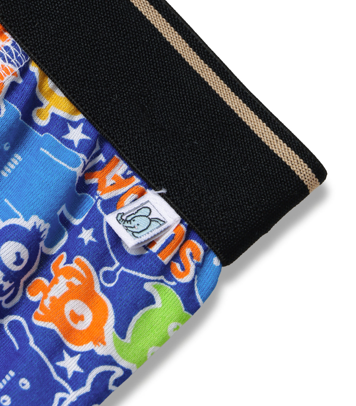 Monster Print Kids Boys Cotton Trunks