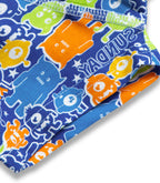 Monster Print Kids Boys Cotton Trunks