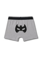 Grey Melange Flying Bats Night Adventure Boys Trunks