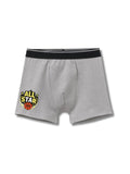 Grey Melange Basketball All Star Champion Boys Trunks