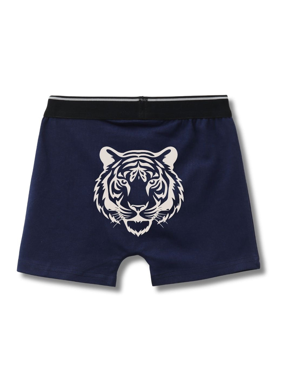 Navy Blue Bear Paw Adventure Boys Trunks