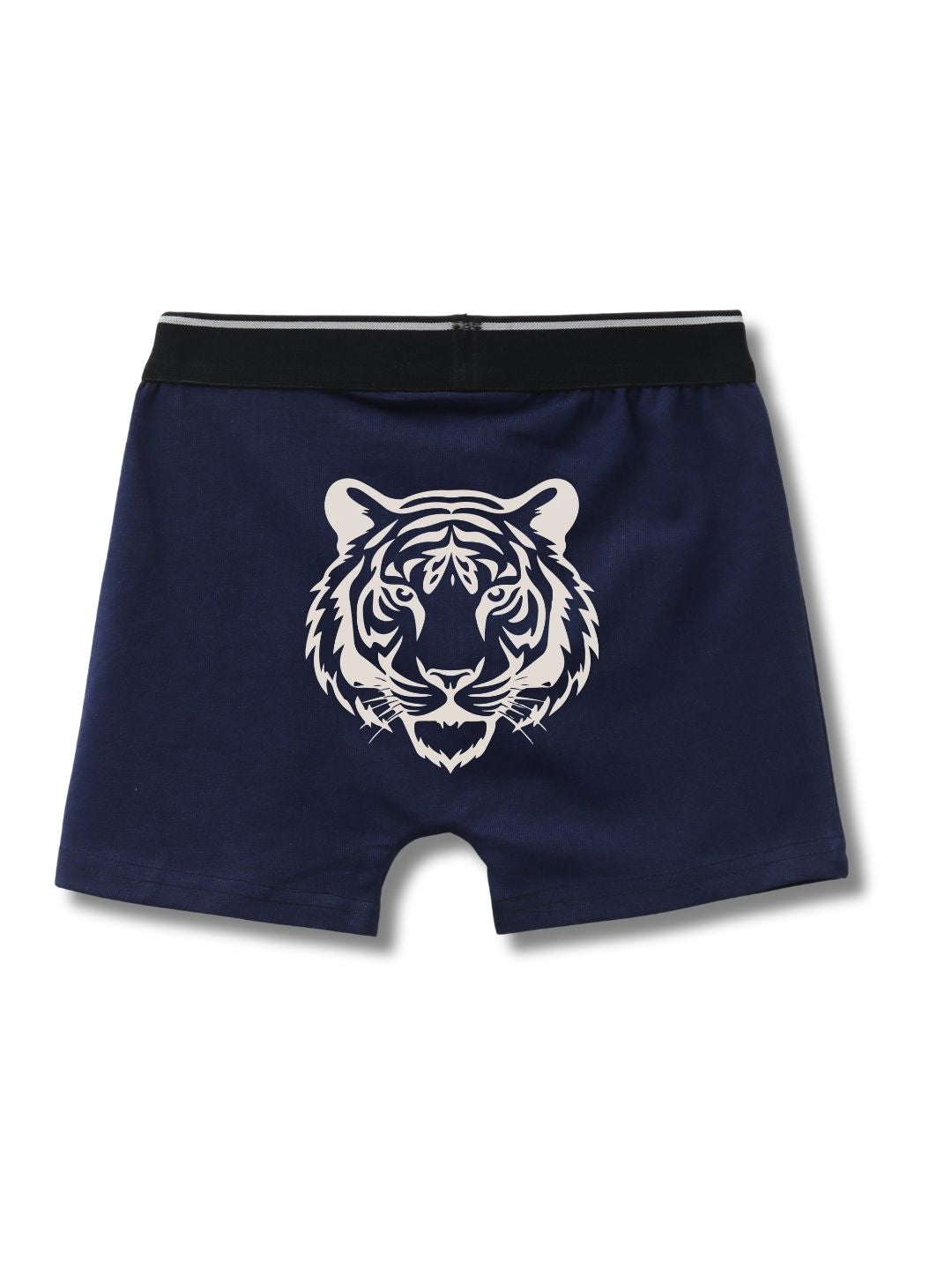 Navy Blue Bear Paw Adventure Boys Trunks