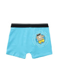 Sky Blue Cool Dog Face Peekaboo Boys Trunks