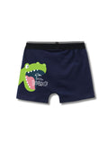 Navy Blue Crocodile "I'm Little Loud!" Roaring Action Boys Trunks
