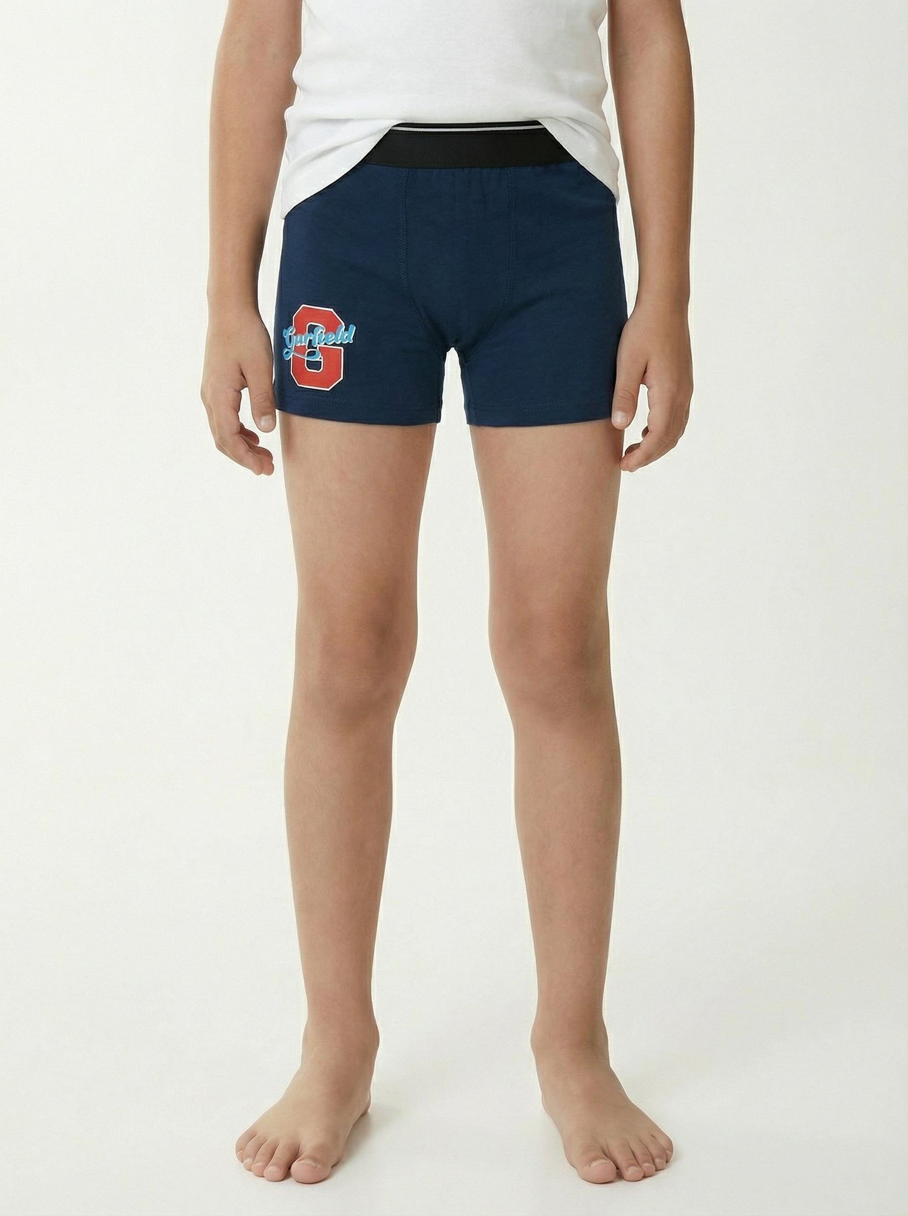 Cool Cat Printed Blue Boys Trunks - Garfield©