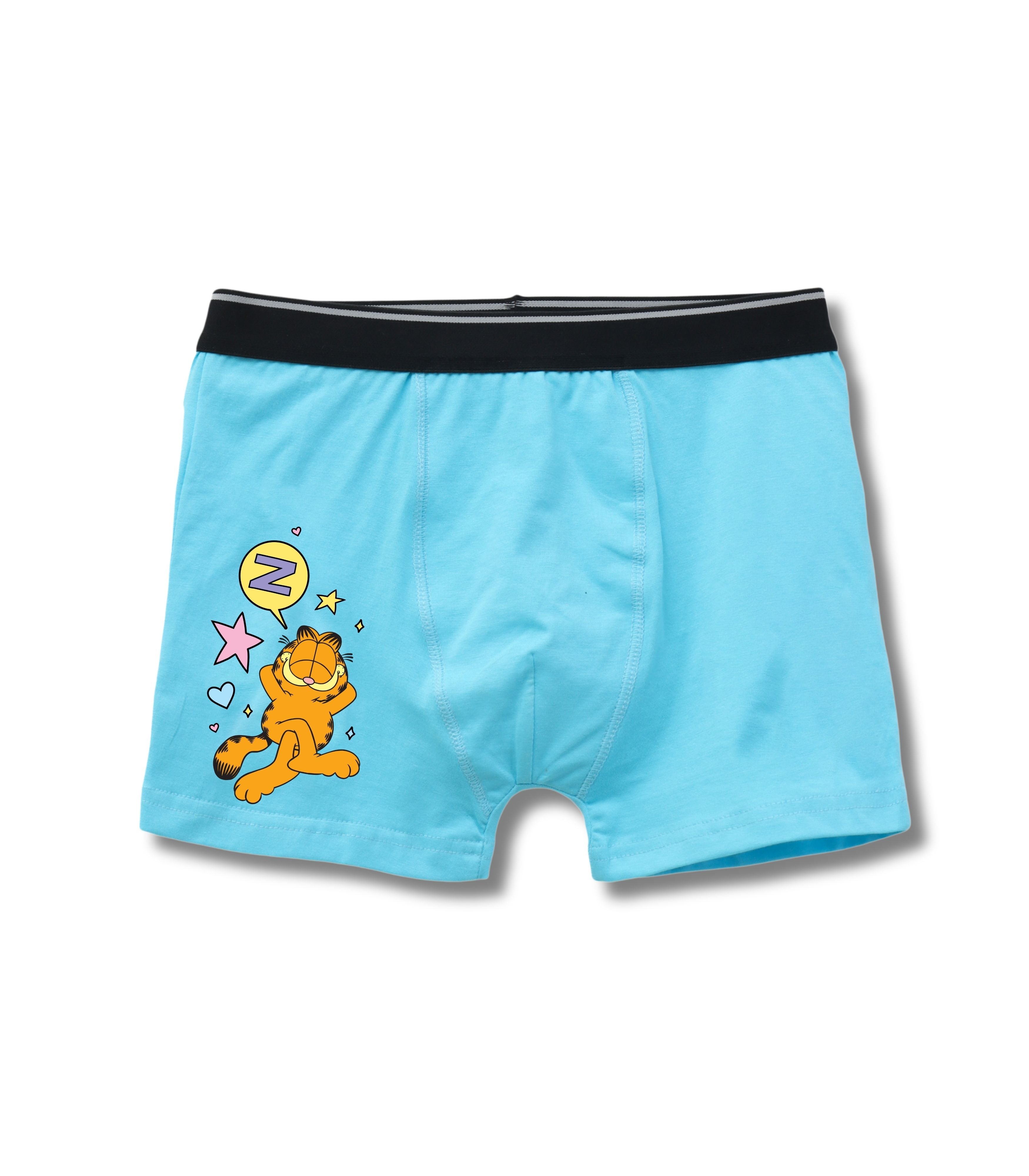 Sky Blue Garfield Sleeping Fun Kids T-Shirt