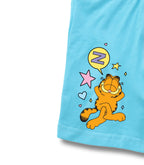 Sky Blue Garfield Sleeping Fun Kids T-Shirt