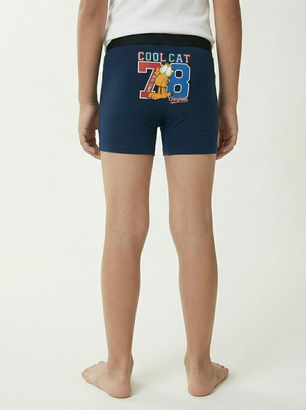 Cool Cat Printed Blue Boys Trunks - Garfield©