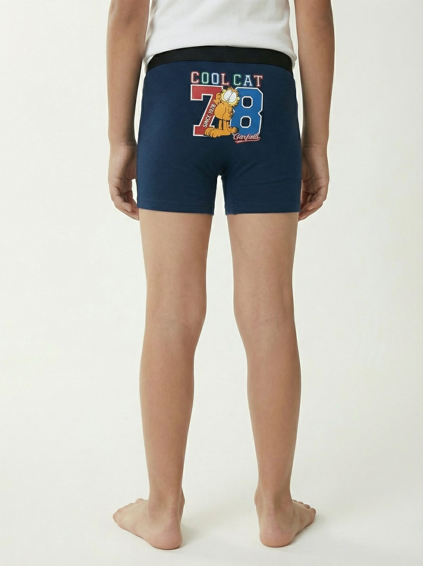 Cool Cat Printed Blue Boys Trunks - Garfield©