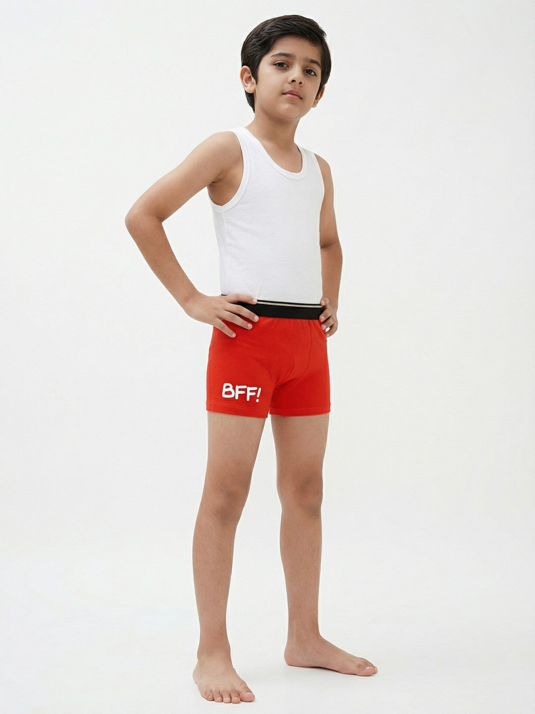 BFF Printed Red Boys Trunks - Garfield©