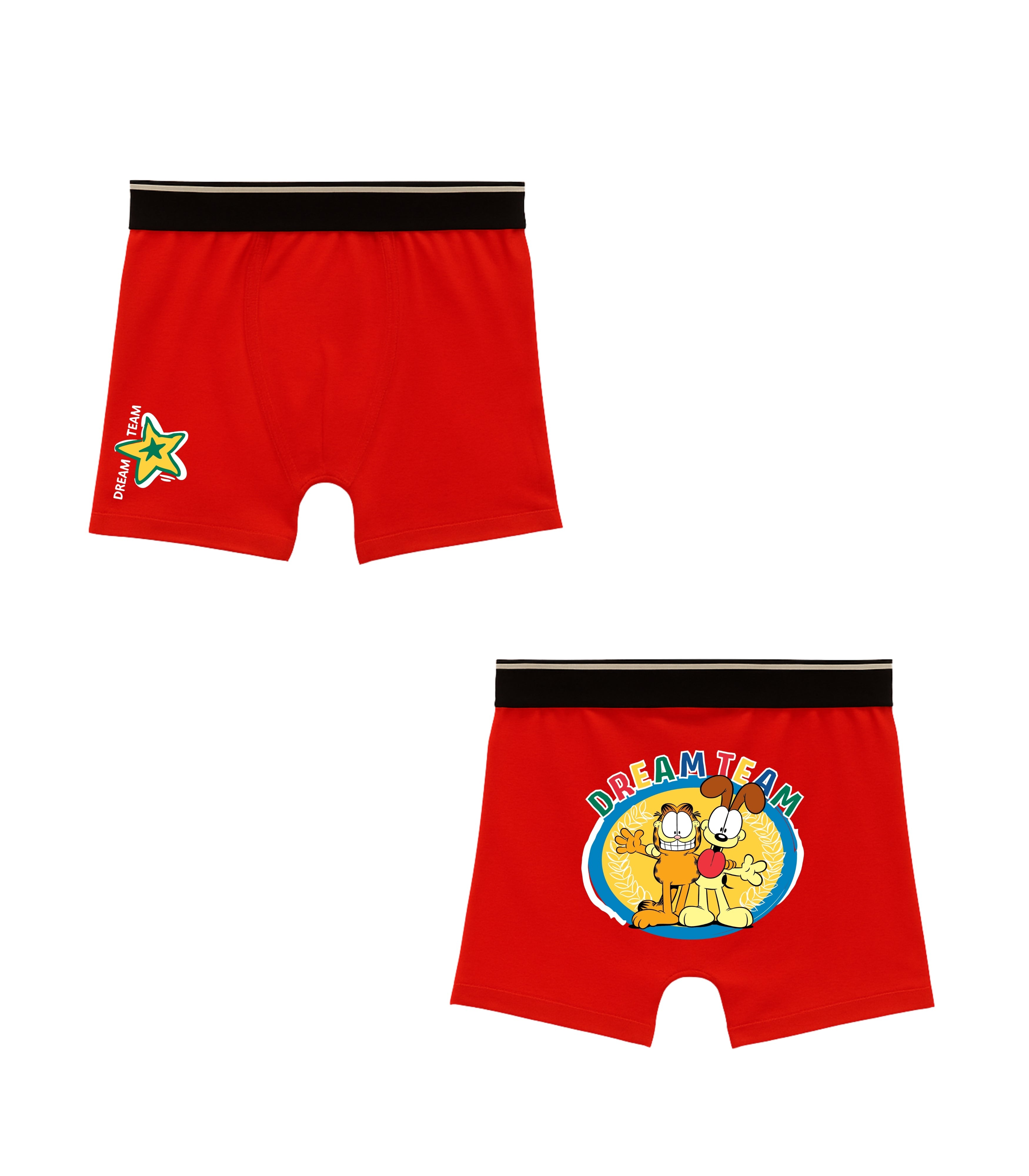 Dream Team Red Boys Trunks - Garfield©