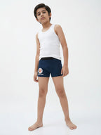 Samosa Power Printed Blue Boys Trunks - Motu Patlu©