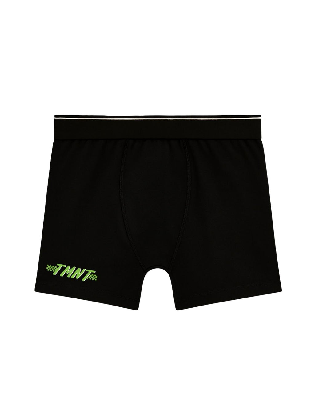 Black Boys Cotton Stretch Kids Trunks - Ninja Turtles©