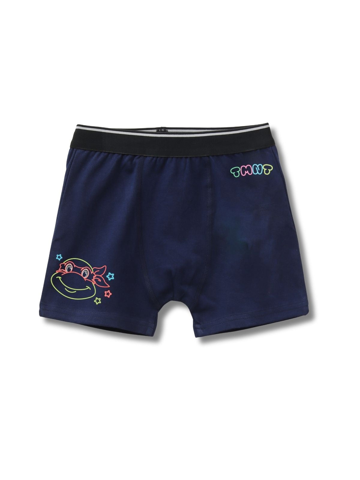 Neon Raphael Face Print Kids Boys Trunks - Ninja Turtles©