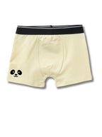 Cream Beige Cute Panda Peek-a-Boo Boys Trunks