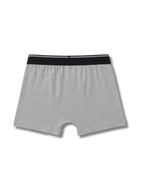 Grey Melange Cute Panda Waving Hello Boys Trunks