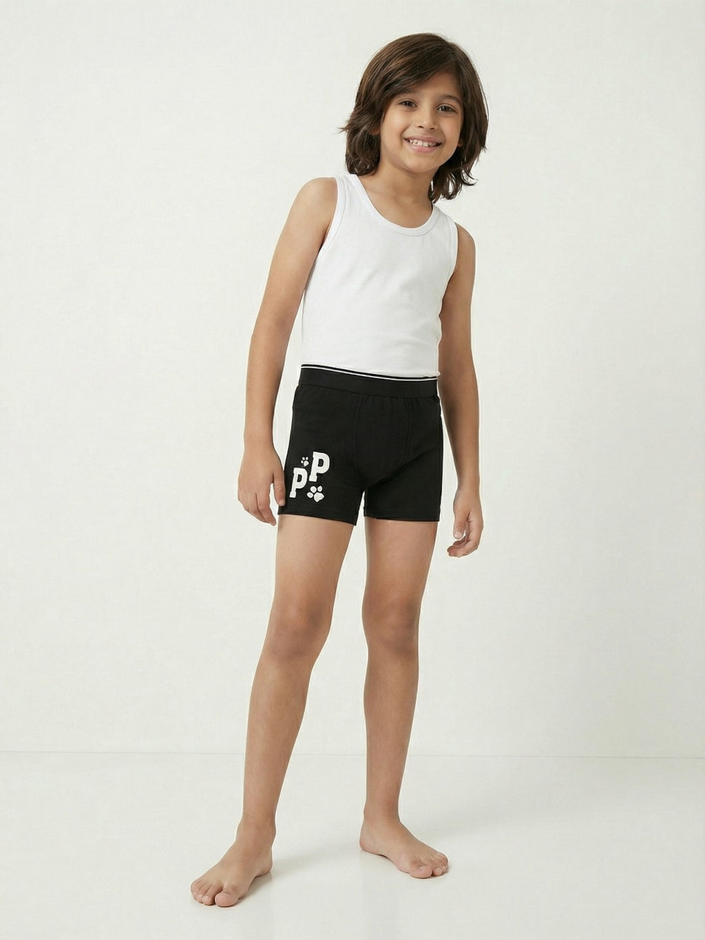 Ball Play Printed Black Boys Trunks - Paw Patrol©