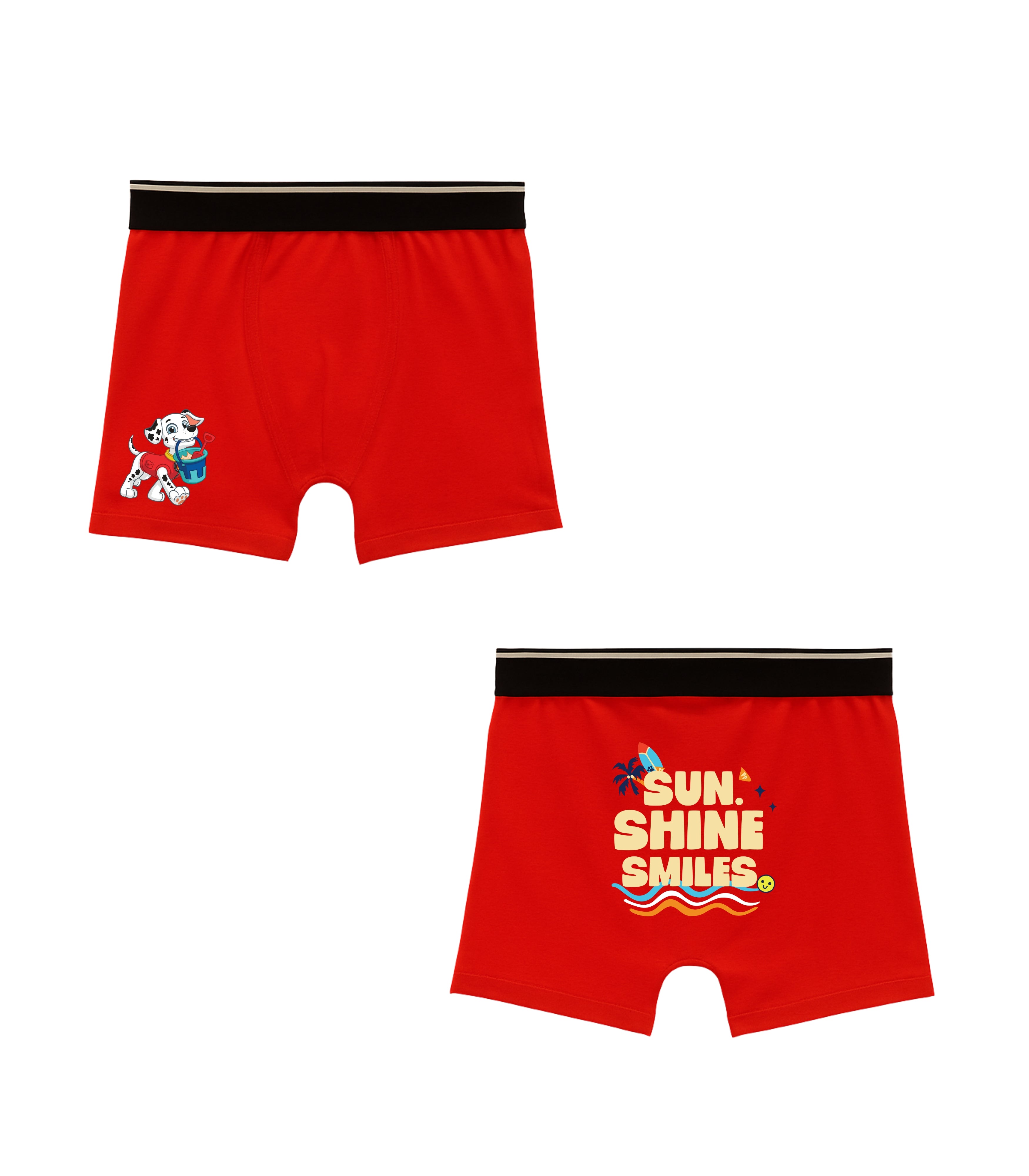 Tub with Marshall Printed Red Boys Trunks - Paw Patrol©