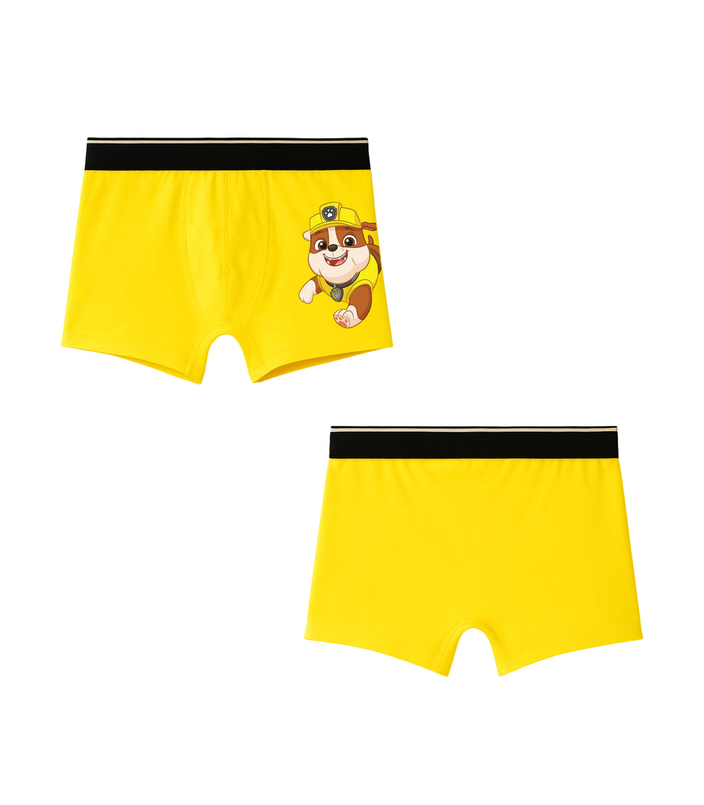 Rubble Printed Yellow Boys Trunks - Paw Patrol©