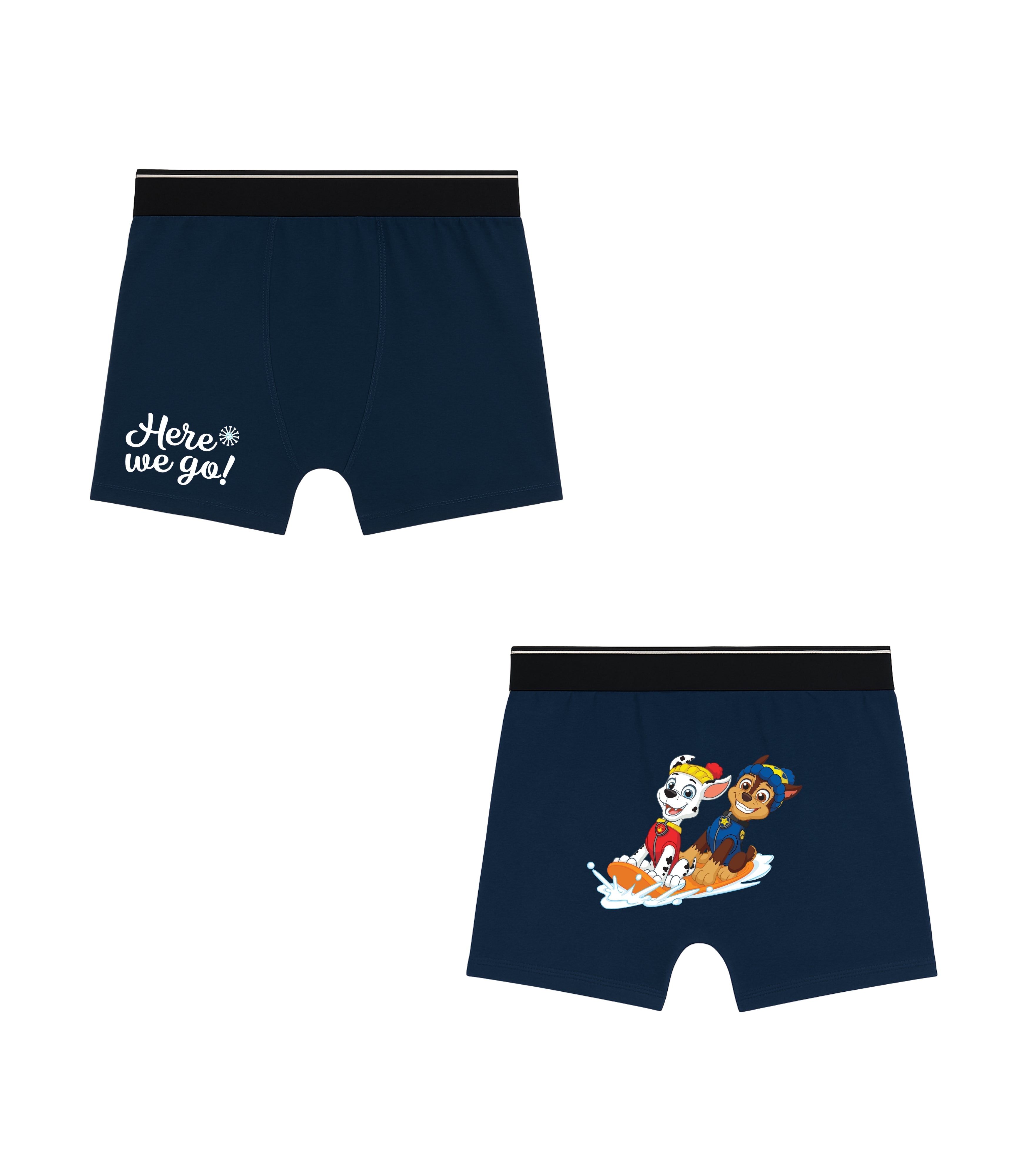 Marshall & Zuma Printed Blue Boys Trunks - Paw Patrol©