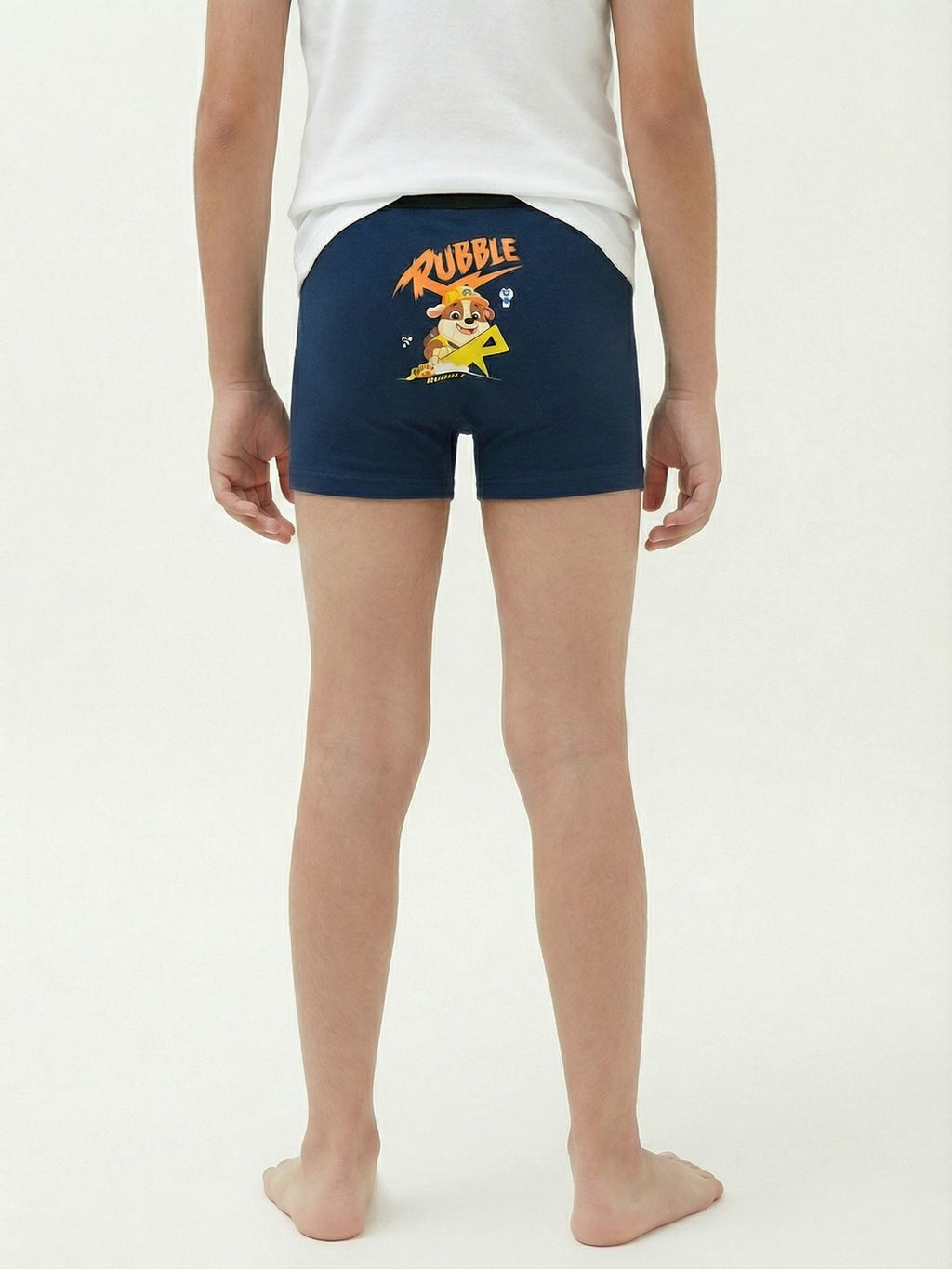 Rubble 06 Printed Blue Boys Trunks - Paw Patrol©