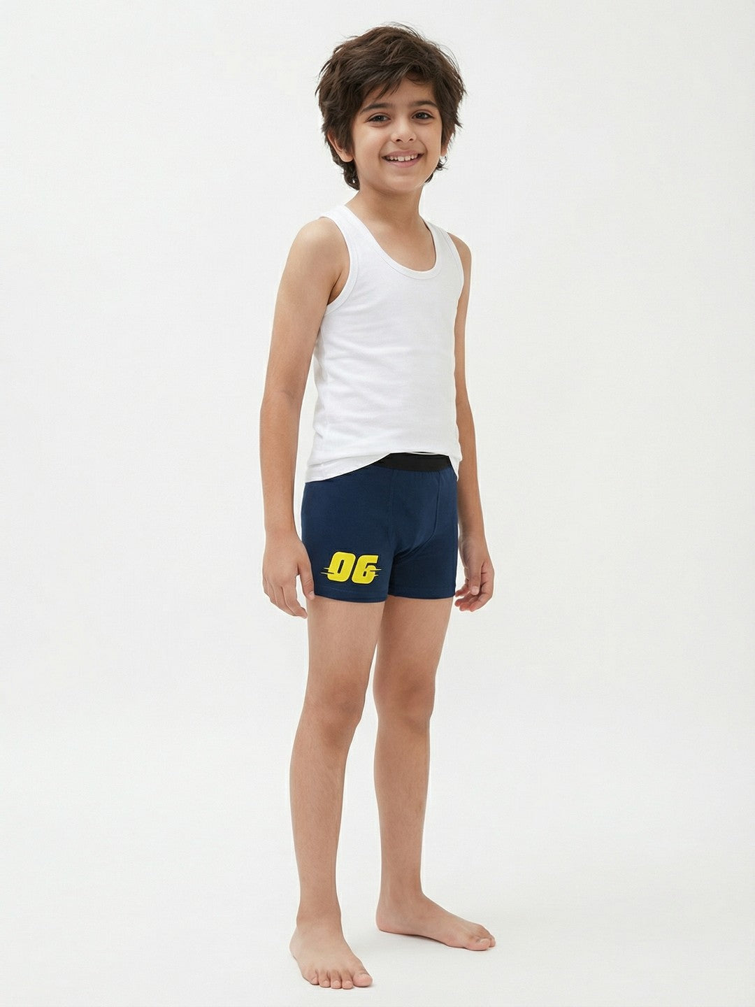 Rubble 06 Printed Blue Boys Trunks - Paw Patrol©