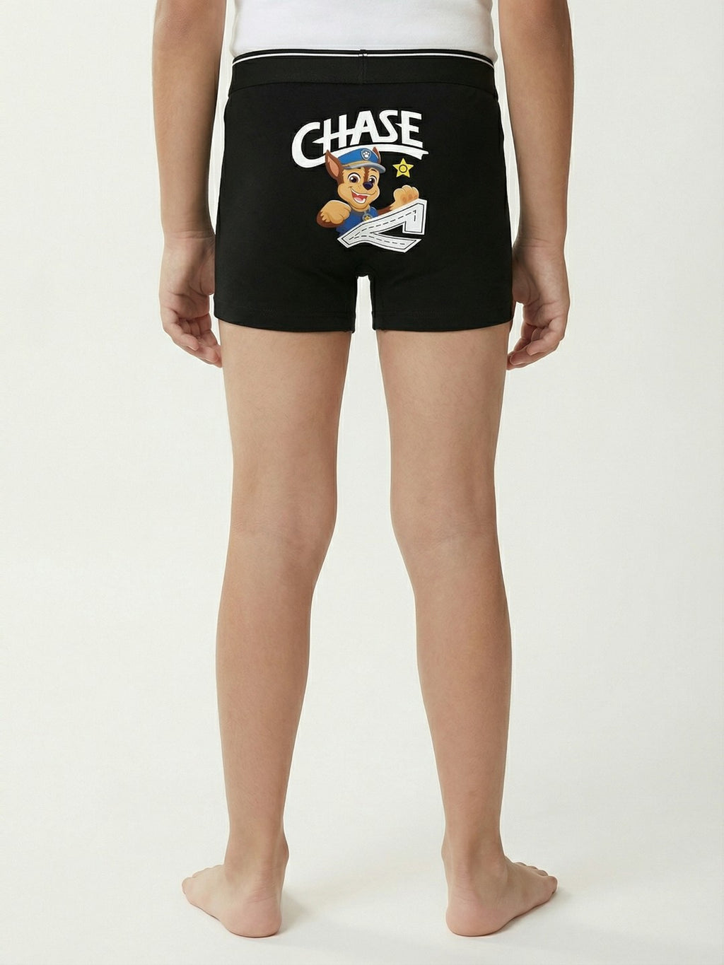 Chase 02 Printed Black Boys Trunks - Paw Patrol©
