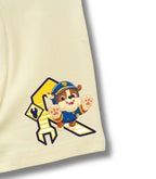 Cream Yellow Paw Patrol Rubble Rescue Action Boys Trunks