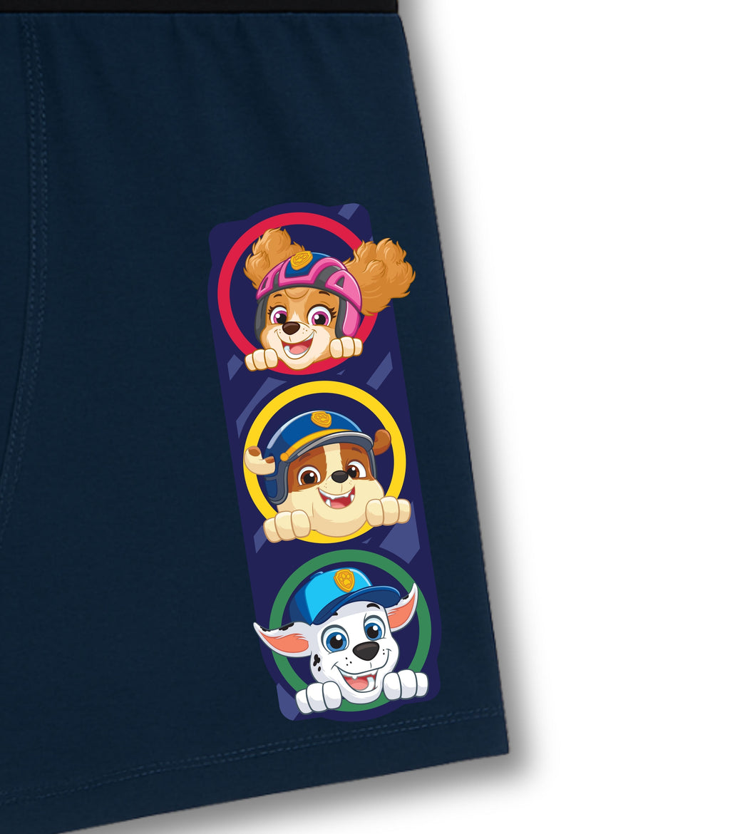 Navy Blue Paw Patrol Search and Rescue Action Boys Trunks