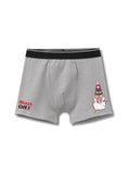 Grey Melange Rocket Blast Off Space Adventure Boys Trunks