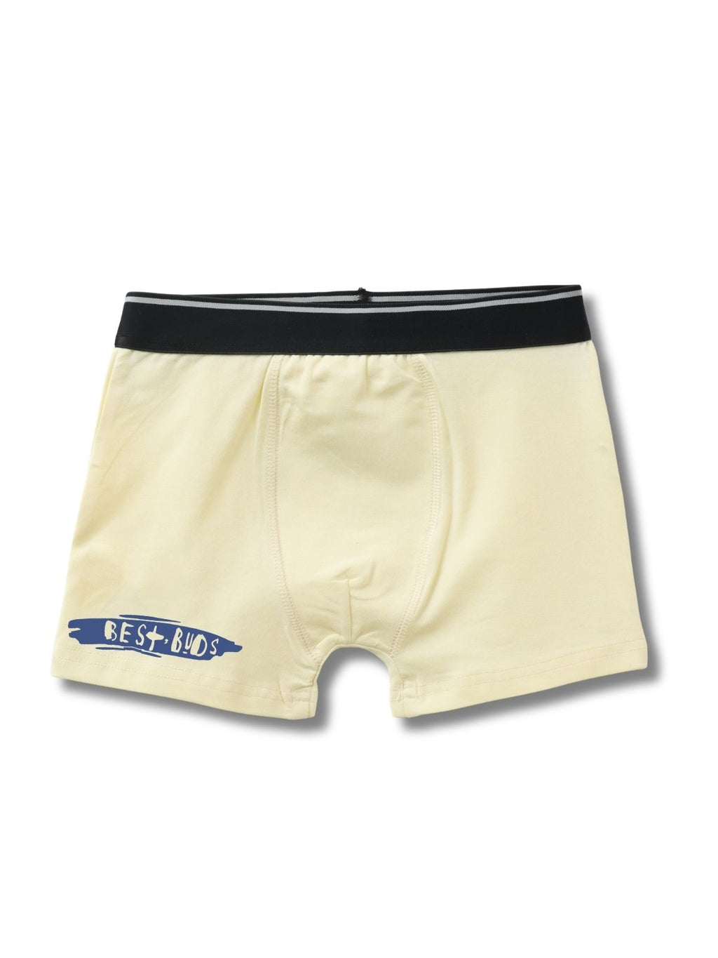 Cream Cotton Stretch Best Buds Kids Boys Trunks - SpongeBob©