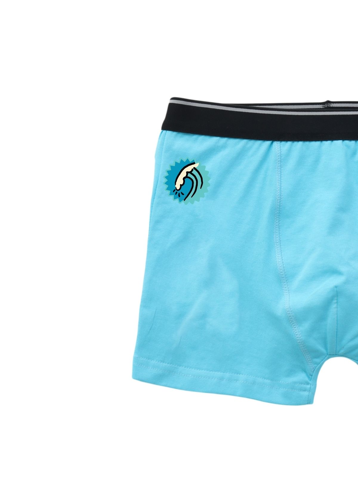 Surfing Boys Cotton Stretch Kids Trunks - SpongeBob©
