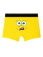Yellow Boys Cotton Stretch Kids Trunks - SpongeBob©