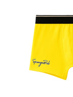 Yellow Boys Cotton Stretch Kids Trunks - SpongeBob©