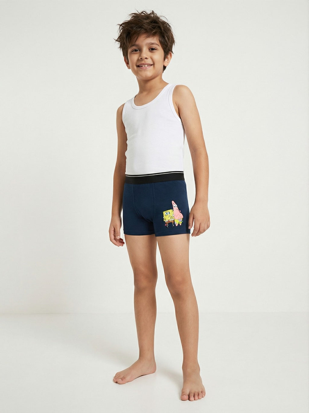 Patrick Star & Sponge Bob Blue Boys Trunks - SpongeBob©