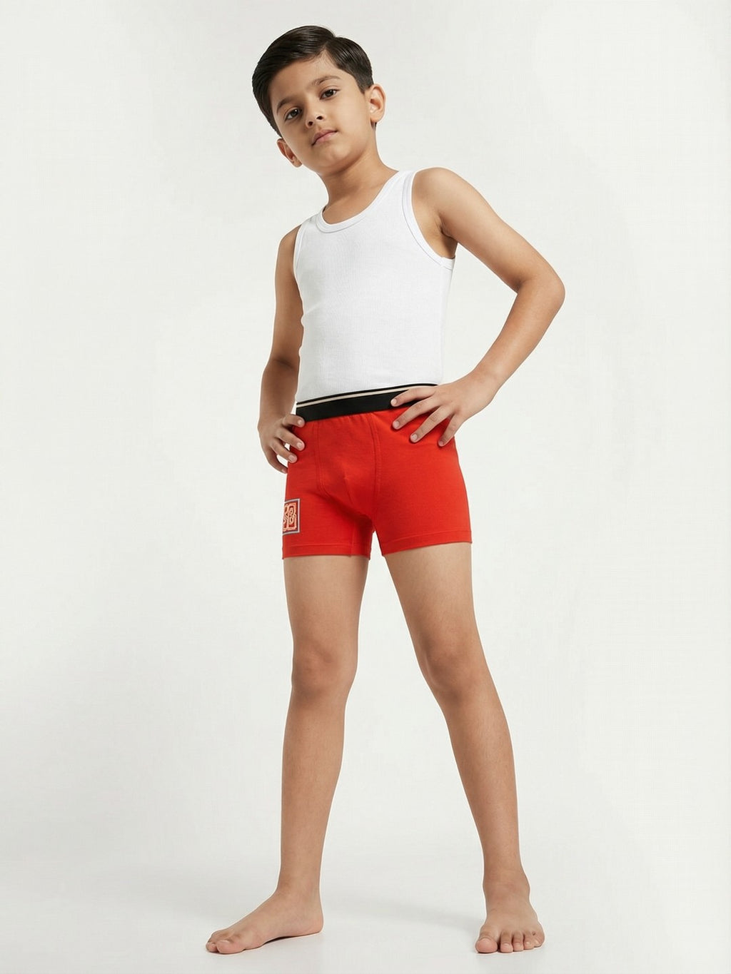 Skate with Spongebob Red Boys Trunks - SpongeBob©