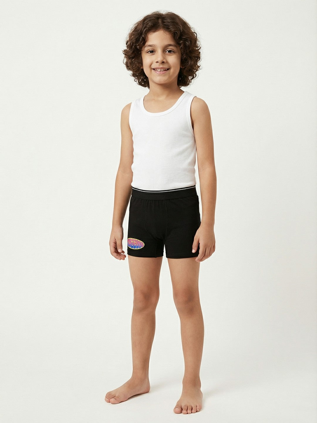 Swim with Spongebob Black Boys Trunks - SpongeBob©