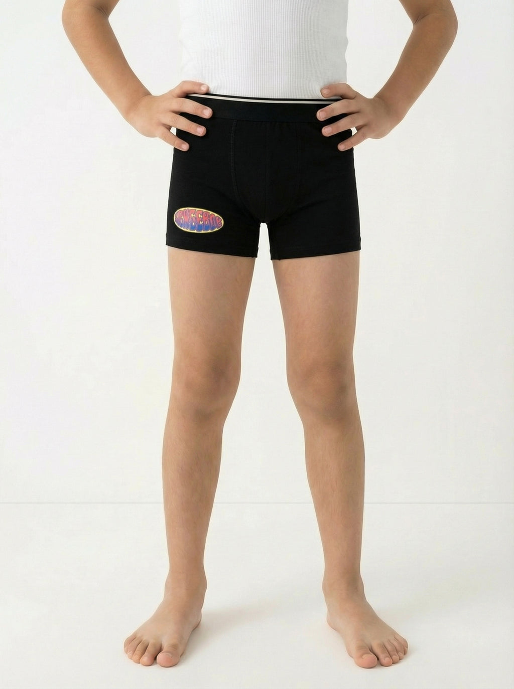 Swim with Spongebob Black Boys Trunks - SpongeBob©