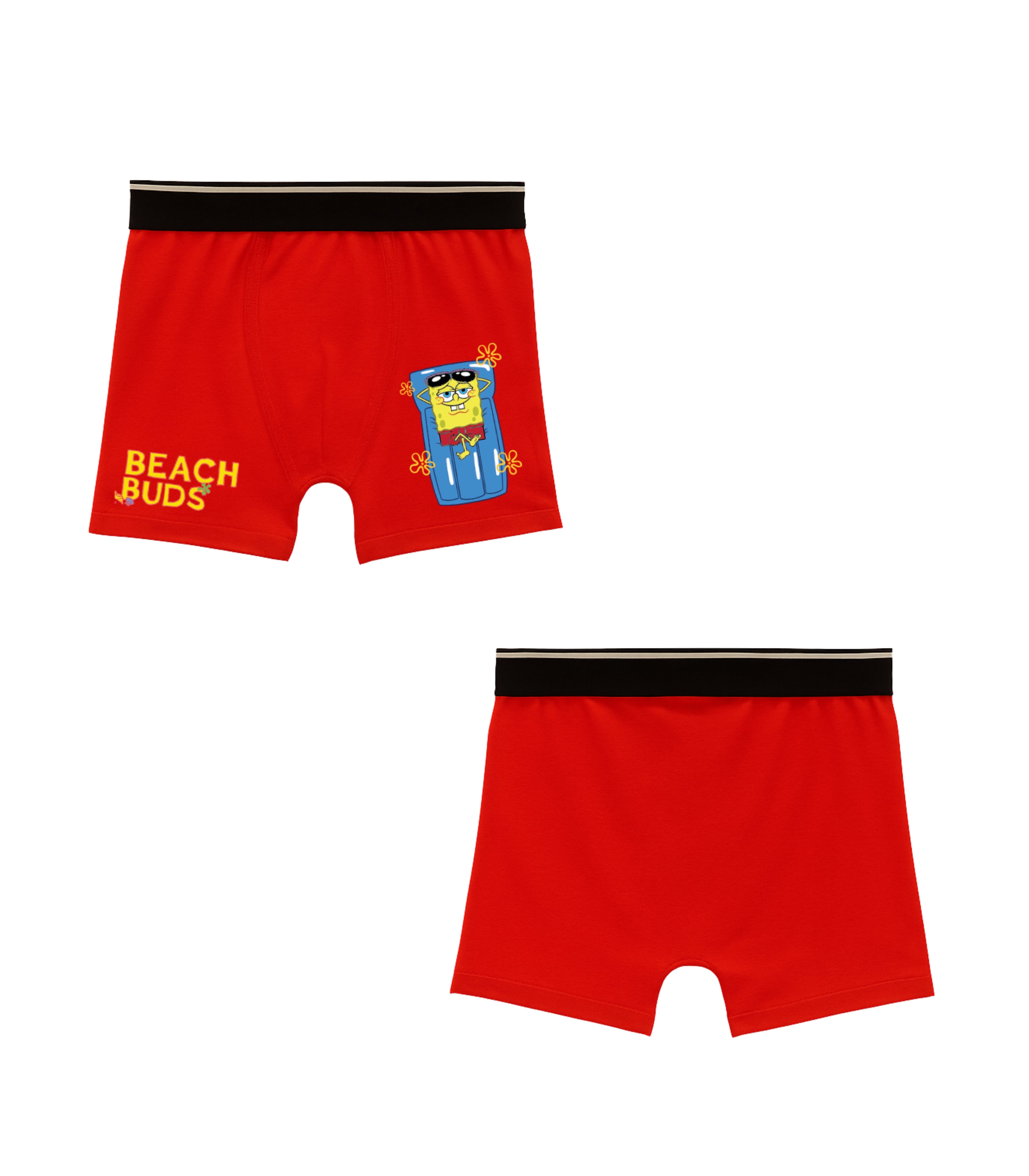 Spongebob Beach Vibes Red Boys Trunks - SpongeBob©