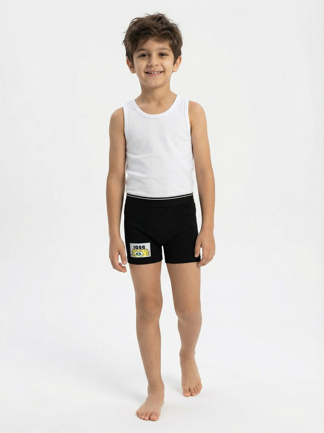 Classic Spongebob 1999 Black Boys Trunks - SpongeBob©