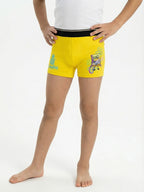 Floral Spongebob Yellow Boys Trunks - SpongeBob©