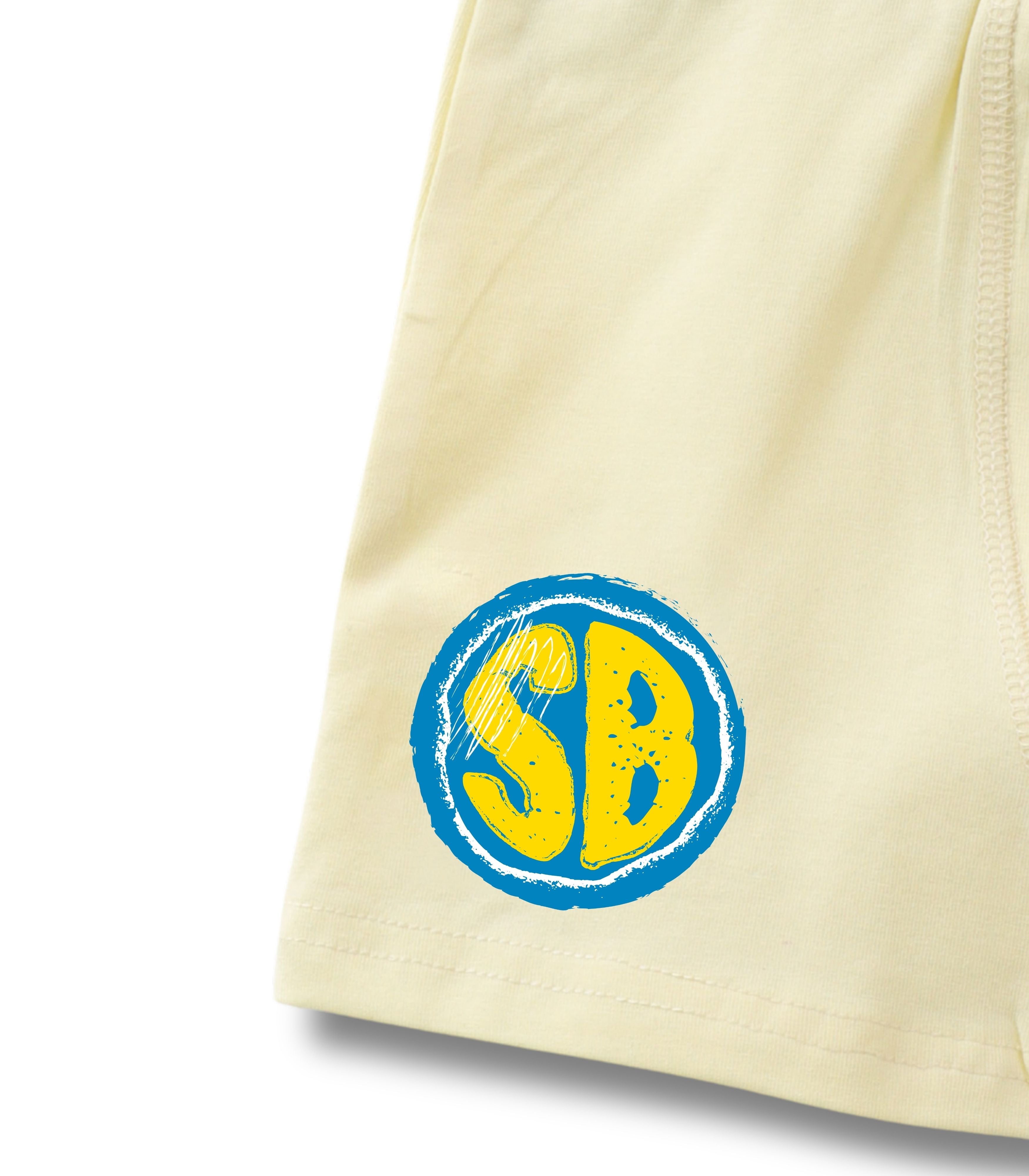 Cream Yellow SpongeBob SB Classic Boys Trunks