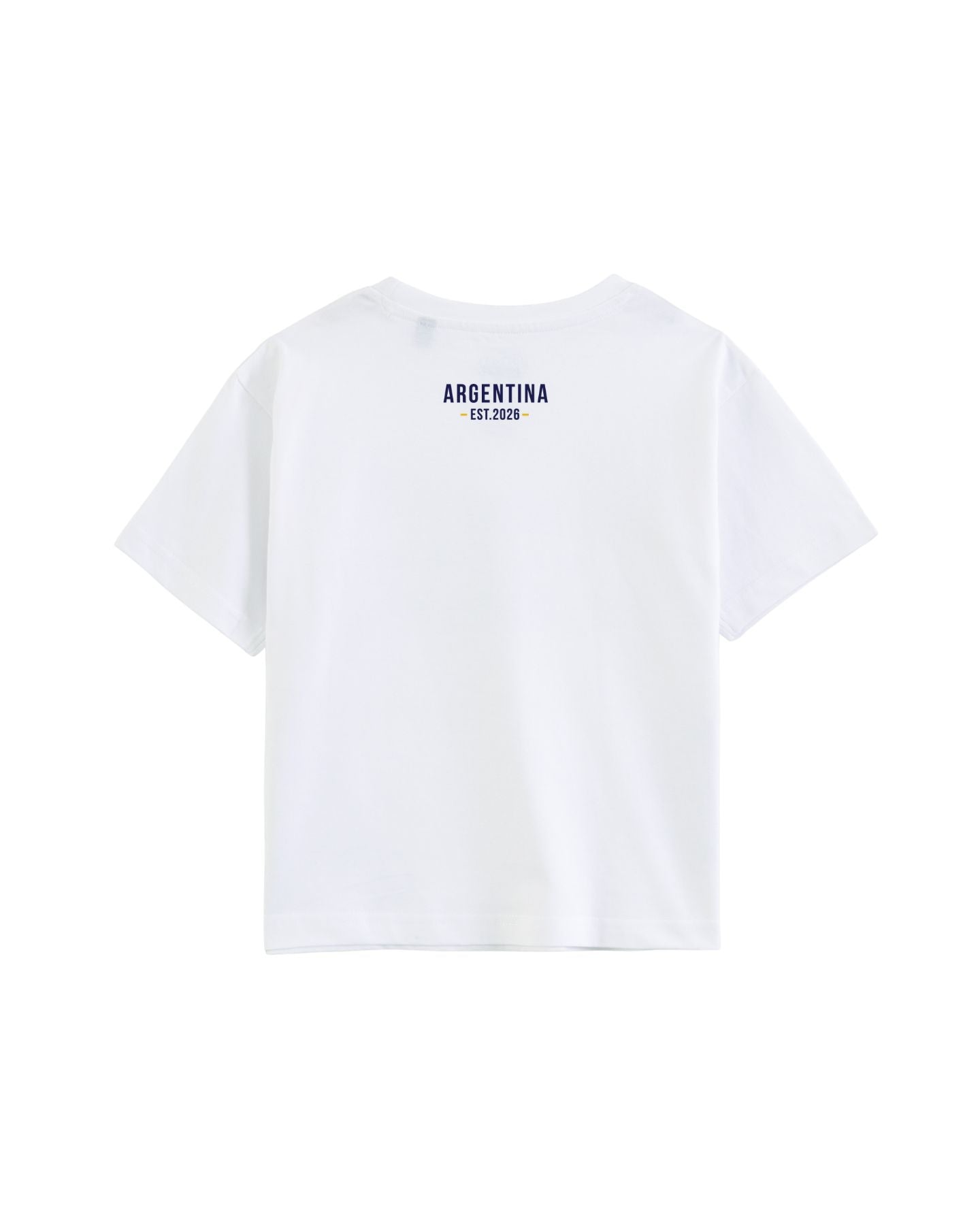 Kids Argentina Football Champions Graphic Printed Cotton T-Shirt
