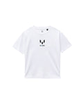 Kids Messi Inspired Minimal Logo Graphic Printed Cotton T-Shirt