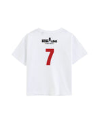 Kids Cristiano Ronaldo Portugal Football Graphic Printed Cotton T-Shirt
