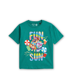 Teal Green Fun Sun Paw Patrol Kids T-Shirt